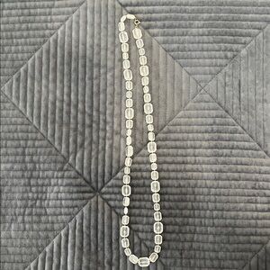 Elegant Clear Beaded Necklace